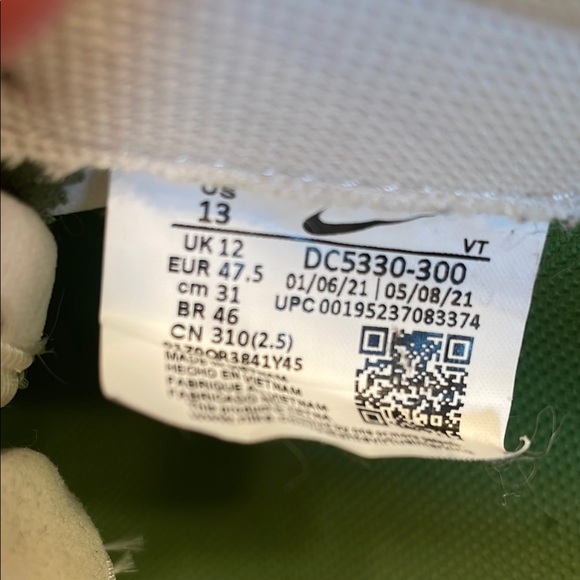 Nike Green and Orange Athletic Shoes - Men - Picture 5 of 9